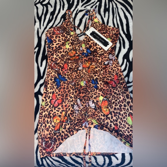 Cheetah print butterfly dress - Picture 2 of 3
